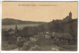 CPSM PALADRU (Isère) - Vue Générale Et Le Lac - Paladru