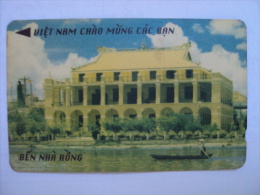 Vietnam Viet Nam Used Magnetic 30000d Phone Card / Phonecard : Ben Nha Rong / 02 Images - Viêt-Nam