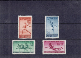 Sports - Sprint - Haies - Lancement Poids - Perche - Yougoslavie -  - Yvert 326 / 29 * / ** - MH / MNH- Valeur 15 € ++ - Unused Stamps