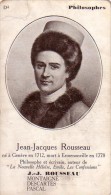 C 10517 - JEAN JACQUES ROUSSEAU - Philosophe 7 X 12 Cm - Historia