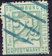 GERMANY # STAMPS FROM YEAR 1864 STANLEY GIBBONS 27 - Hambourg