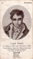 C 10540 - LOUIS DAVID - Peintre  -  7 X 12 Cm - Historia