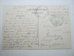 1915, TOURCOING  ,    Menin, Meenen (CP)    ,  Carte Militaire   , 2 Scans - Armée Allemande