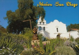 7325- POSTCARD, SAN DIEGO- MISSION BASILLICA, SAN DIEGO DE ALCALA - San Diego