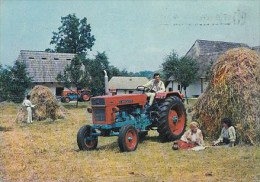 7397- POSTCARD, AGRICULTURE, TRACTORS, UNIVERSAL 650M - Trattori