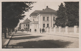 AK Warnsdorf Varnsdorf Hauptstraße Schule Bank A Rumburg Rumburk Schluckenau Sluknov Seifhennersdorf Großschönau Zittau - Sudeten