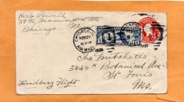 Lindbergh Flight 1928 Air Mail Cover - 1c. 1918-1940 Lettres