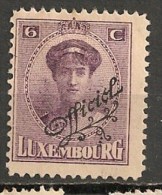 Timbres - Luxembourg - Service - 1915-1916 - Officiel - 6 C. - - Oficiales