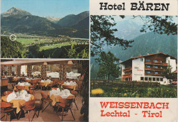 AK Weissenbach Lechtal Hotel Bären Bei Reutte Imst Landeck Risch Lau Karte - Reutte