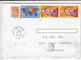 EUROPEAN COUNCIL, CHARITY, MARIANNE, STAMPS ON COVER, 1999, FRANCE - Lettres & Documents