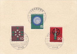 MARTIN LUTHER, PC STATIONERY, ENTIER POSTAUX, CHEMISTRY, NUCLEAR FISSION, ENGINE, STAMPS, 1964, GERMANY - Postcards - Used