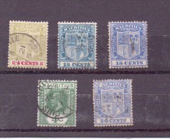 MAURICE ANNEES 1900 LOT  YVERT  N°  OBLITERE - Mauritius (...-1967)