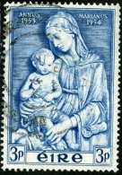 IRLANDA, IRELAND, ANNO MARIANO, MARIAN YEAR, 1954, FRANCOBOLLO USATO, Scott 151 - Oblitérés