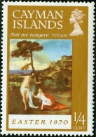 ISOLE CAYMAN, CAYMAN ISLANDS, ARTE, DIPINTI, TIZIANO, 1970, FRANCOBOLLO NUOVO (MNH**), Scott 254 - Cayman Islands