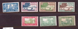 NOUVELLE-CALEDONIE 1928/38 COURANTS LOT YVERT N° NEUF MH* - Unused Stamps