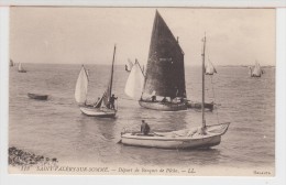 80 SAINT VALERY SUR SOMME - Départ De Barques De Pêche - Saint Valery Sur Somme