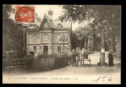 CPA  76 LE HAVRE Bois Des HALLATTES Pavillon Des Gardes , Attelage Animée - Forêt De Montgeon