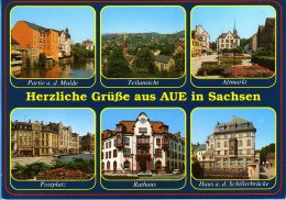 Aue In Sachsen - Mehrbildkarte 3 - Aue