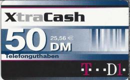 Telefonkarte.- Duitsland. XtraCash. 50 DM. 25.56 €. Telefonguthaben - Deutschland. 2 Scans - [2] Mobile Phones, Refills And Prepaid Cards