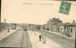 La Gare, Vue Prise à L'Ouest - Courtalain