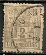 Timbres - Luxembourg - 1882 - 2 C. - - 1882 Allegorie