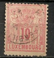 Timbres - Luxembourg - 1882 - 10 C. - - 1882 Alegorias