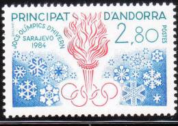 Andorra French Admin 1984 Winter Olympics MNH - Winter 1984: Sarajevo