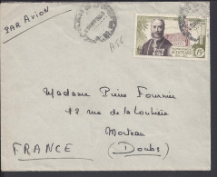 LETTRE DE BANGUI POUR MORTEAU - FR - - Lettres & Documents