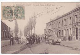 Bruay-sur-l'Escaut (59) - Hameau De Thiers - La Grande Route - Attelage. Bon état, A Circulé. - Bruay Sur Escaut