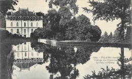 Tullins - Château Des Chartreux - Le Parc Et L'Etang - Carte C. Baffert, Non Circulée - Tullins