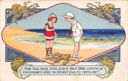 Thème  Enfants Illustrateur Orot  Bord De Mer Poulpe Pieuvre Coquillage - Other & Unclassified