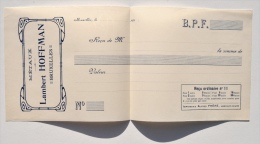 Modèle De Reçu Ordinaire Proposé Par L'imprimeur Frère De HAM-SUR-HEURE Aux Métaux Lambert HOFFMAN à BRUXELLES - 1900 – 1949