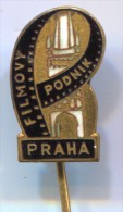 FILM - Praha, Czech Republic, Enamel, Vintage Pin, Badge - Kino