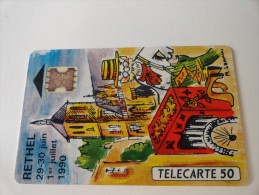RARE: RETHEL FESTIVAL DE LA MUSIQUE MÉCANIQUE (MINT CARD) ISSUE 1000 - Telefoonkaarten Voor Particulieren