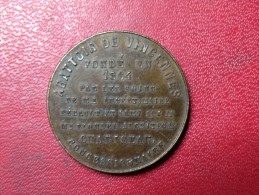 RARE MEDAILLE DE L'ABATTOIR DE VINCENNES - Ohne Zuordnung