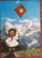 DIV-03 Mecki Hérisson Humanisé  En Armailli Lanceur De Drapeau Suisse. Non Circulé 2087 - Mecki