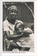 Moçambique Mozambique Lourenço Marques Black Woman And Child Native Tribes ( 2 Scans ) Afrique Africa - Mozambico