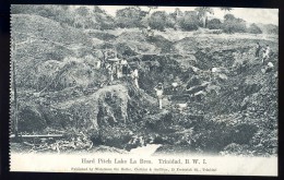 Cpa Des Antilles Trinidad B.W.I. Hard Pitch Lake La Brea.     AO49 - Trinidad