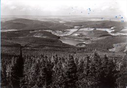 Auersberg - S/w Blick Vom Auersberg Zur Talsperre Des Friedens & Nach Sosa - Auersberg