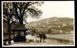 Cpa Carte Photo Angleterre Minehead Promenade    AO50 - Minehead