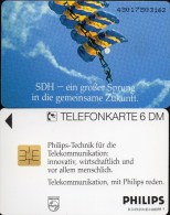 Philips Ballon-Fahrt TK O 470 D/1993 ** 45€ Telefonkarten Kommuniktion Werbung Für Flug-Sport Art Tele-card Of Germany - O-Series : Séries Client