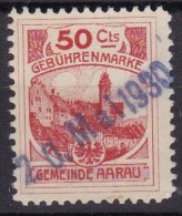 Heimat AG AARAU 1930-05-20 Gemeinde Fiscalmarke - Fiscale Zegels