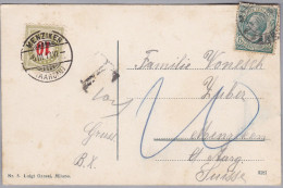 Heimat AG MENZIKEN 1911-03-05 Auf Taxierte AK Aus Mailand - Postage Due