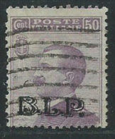 Italia 1922/3 BLP Usato - 50c Sopr.azzurra; VEDI SCAN 1 Dente Corto - Stamps For Advertising Covers (BLP)