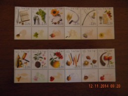 2002 Israel Mi.1649-1660 Holidays & Nature In Each Month - Unused Stamps (with Tabs)