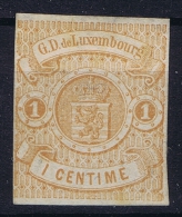 Luxembourg: 1859 Yv Nr 3 Not Used (*) - 1859-1880 Wappen & Heraldik