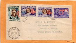 San Marino 1948 Cover Mailed To USA - Brieven En Documenten