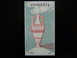 CARTE PARFUMÉE - PIVER - POMPEÏA - - Profumeria Antica (fino Al 1960)