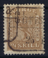 Norway: Yv Nr 10 1863 Used  Signed/ Signé/signiert/ Approvato - Usati