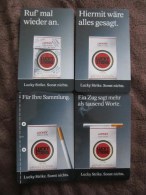 O819,821,823,824 04.93  Lucky Strike,set Of 4,mint - O-Series : Customers Sets